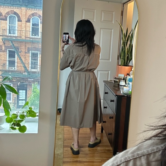 the frankie shop • poplin midi dress - Picture 4 of 14